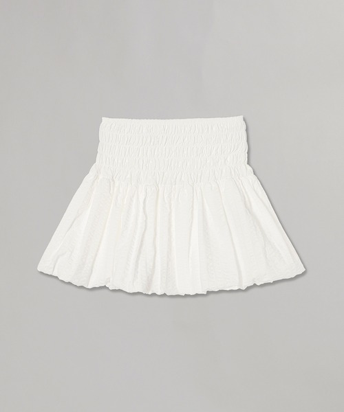 forget-me-nots(フォーゲットミーノッツ)の「BALLOON SKIRT FMN-26SS-SK-002(スカート・レディース・ホワイト/ブルー・FREE)」の1枚目の写真