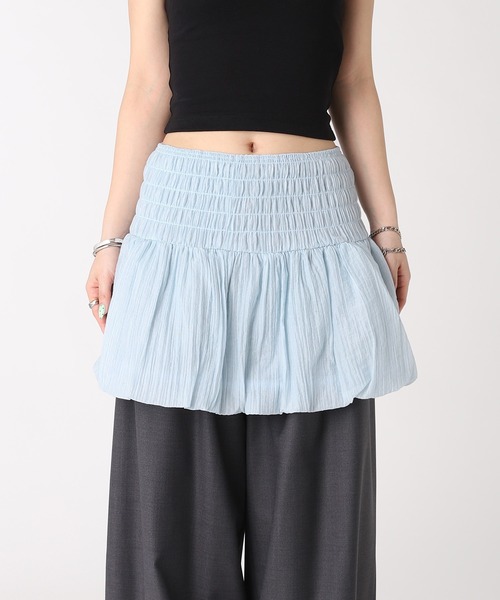 forget-me-nots(フォーゲットミーノッツ)の「BALLOON SKIRT FMN-26SS-SK-002(スカート・レディース・ホワイト/ブルー・FREE)」の3枚目の写真