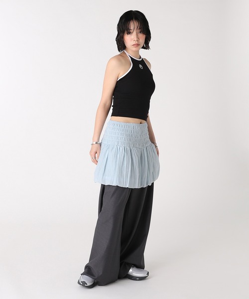 forget-me-nots(フォーゲットミーノッツ)の「BALLOON SKIRT FMN-26SS-SK-002(スカート・レディース・ホワイト/ブルー・FREE)」の7枚目の写真