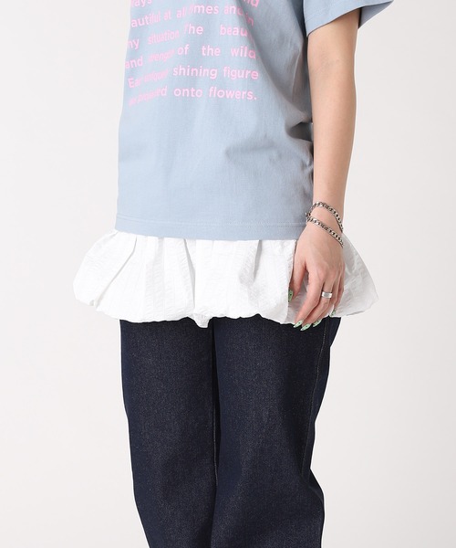 forget-me-nots(フォーゲットミーノッツ)の「BALLOON SKIRT FMN-26SS-SK-002(スカート・レディース・ホワイト/ブルー・FREE)」の9枚目の写真