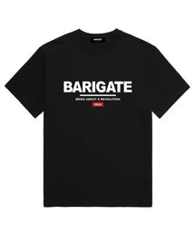 BARIGATE（バリゲート）の「シグネチャーロゴ半袖Tシャツ (BS001) ブラック/レッド（Tシャツ/カットソー）」