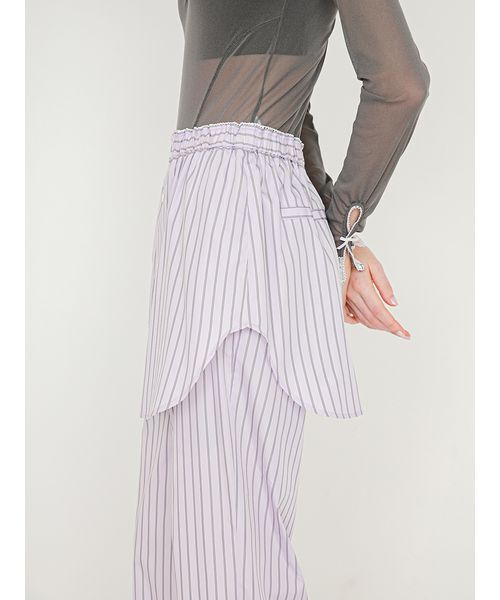 SORIN(ソリン )の「Stripe Layered Pants/ストライプ レイヤードパンツ(その他パンツ・レディース・ブルー/ライラック/ホワイト・38/36)」の20枚目の写真