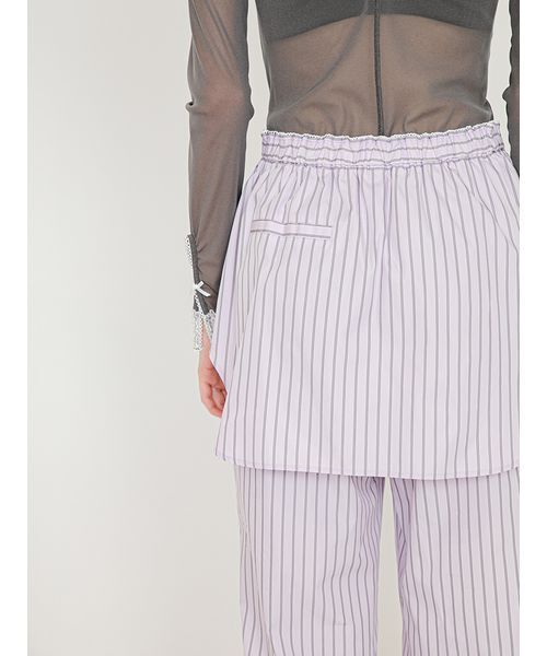 SORIN(ソリン )の「Stripe Layered Pants/ストライプ レイヤードパンツ(その他パンツ・レディース・ブルー/ライラック/ホワイト・38/36)」の21枚目の写真