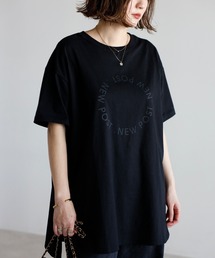 【汗染み防止】【アソート】サイドスリットTシャツ