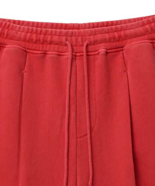 PHYPS MOTORCYCLE（フィップスモーターサイクル）の「Pigment Original Wing logo Bermuda Sweat Pants_Red（その他パンツ・メンズ・その他・SMALL/MEDIUM/LARGE/X-LARGE）」の3枚目の写真