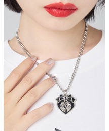 Little sunny bite（リトルサニーバイト）の「【RES】【Little Sunny Bite 】heart necklace（ネックレス）」