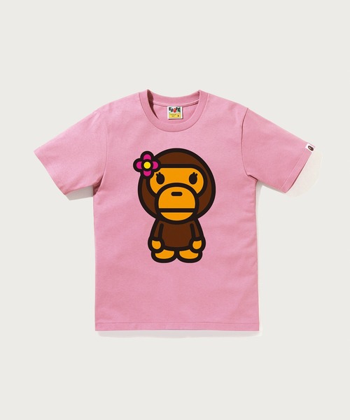 A BATHING APE(アベイシングエイプ)の「BIG BABY LISA TEE(Tシャツ/カットソー・レディース・ブラック/ピンク/ホワイト・X-SMALL/MEDIUM/SMALL/XX-SMALL)」の3枚目の写真