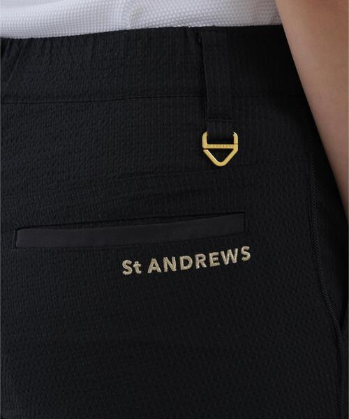 St ANDREWS(セントアンドリュース)の「【St ANDREWS】ドビーサッカースキニーパンツ (WOMENS)(その他パンツ・レディース・ホワイト/ブラック・S/M/L)」の10枚目の写真