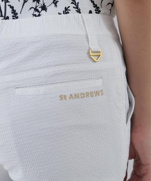 St ANDREWS(セントアンドリュース)の「【St ANDREWS】ドビーサッカースキニーパンツ (WOMENS)(その他パンツ・レディース・ホワイト/ブラック・S/M/L)」の21枚目の写真