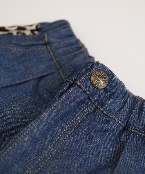 MAKE YOUR DAY（メイクユアデイ）の「サイドライン６分丈パンツ（その他パンツ・キッズ・ベージュ/ブルー・150/160）」の9枚目の写真