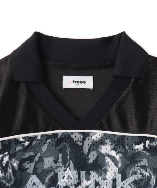 atmos pink（アトモスピンク）の「atmos pink Rose Camouflage Game Shirt / アトモス ピンク ローズ カモフラージュ ゲーム シャツ（ジャージ・レディース・ブラック/カーキ・FREE）」の10枚目の写真