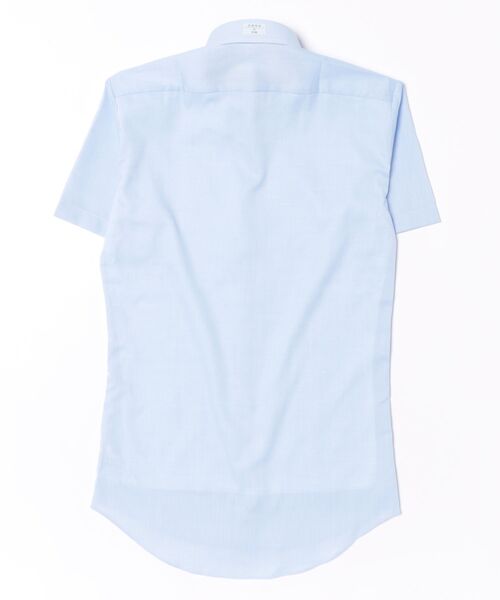 TOKYO SHIRTS（トウキョウシャツ）の「【Layered Cool】【吸水速乾】 形態安定ノンアイロン ボタンダウン 半袖ビジネスワイシャツ（ビジネスシャツ・メンズ・ブルー・首回り37cm/首回り39cm/首回り41cm/首回り42cm/首回り43cm）」の7枚目の写真