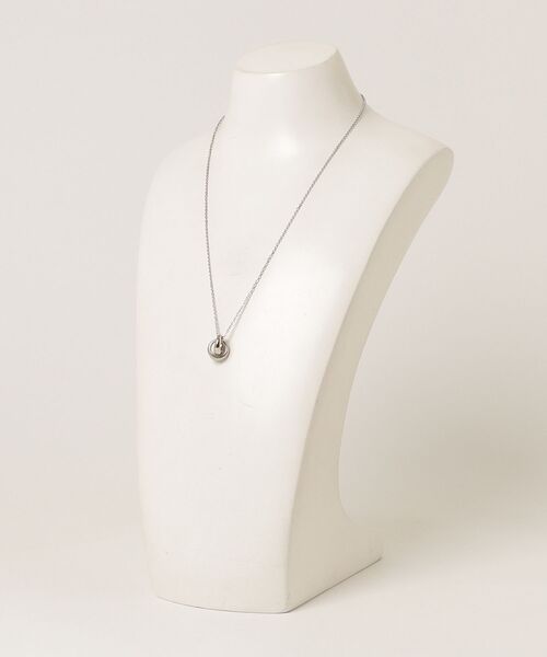 Paul Smith(ポールスミス)の「“Double Ring Motif” ネックレス【260902 210】(ネックレス・メンズ・シルバー・FREE)」の9枚目の写真