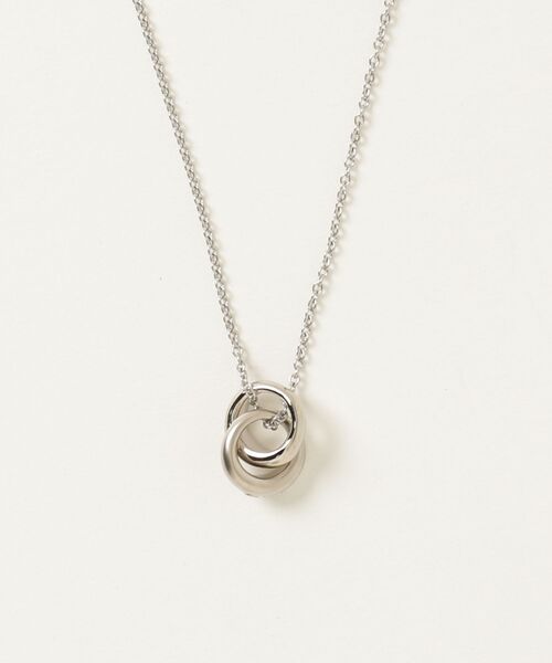 Paul Smith(ポールスミス)の「“Double Ring Motif” ネックレス【260902 210】(ネックレス・メンズ・シルバー・FREE)」の10枚目の写真