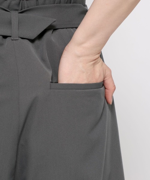 HARE(ハレ)の「ポイントレースワイドパンツ(HARE)(その他パンツ・レディース・ブラック/グレー・FREE)」の10枚目の写真