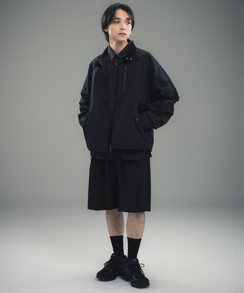 +phenix(プラスフェニックス)の「+phenix(プラスフェニックス)2-TUCK HALF SLACKS / ツータック ハーフスラックス(その他パンツ・メンズ・グレー/チャコール/ブラック・L/S/M)」の10枚目の写真