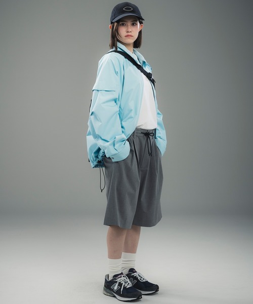 +phenix(プラスフェニックス)の「+phenix(プラスフェニックス)2-TUCK HALF SLACKS / ツータック ハーフスラックス(その他パンツ・メンズ・グレー/チャコール/ブラック・L/S/M)」の19枚目の写真