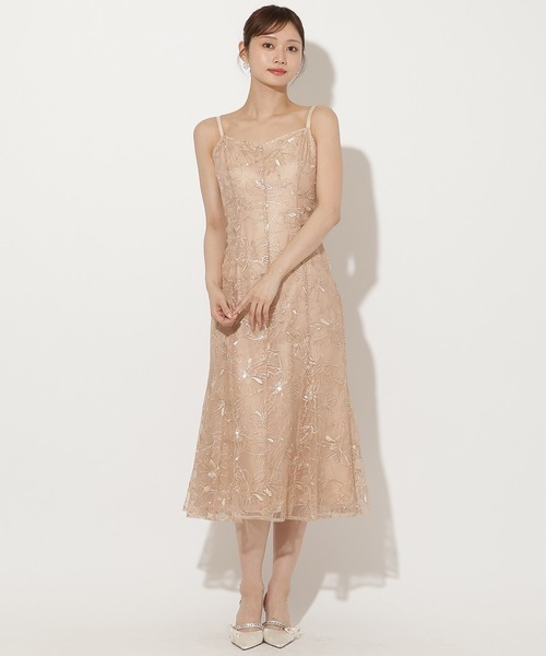 AND COUTURE(アンドクチュール)の「チュールフリルブラウス×レースキャミソールドレス(ドレス・レディース・ピンク/ネイビー/ブラック・FREE)」の20枚目の写真