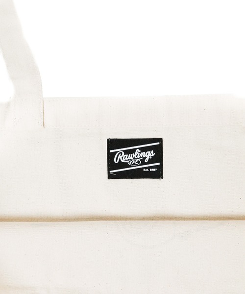 sunny branch(サニーブランチ)の「★Rawlings/ローリングス★BASEBALL BOY TOTE / ベースボールボーイトート(トートバッグ・メンズ・オフホワイト/ブラック・FREE)」の5枚目の写真