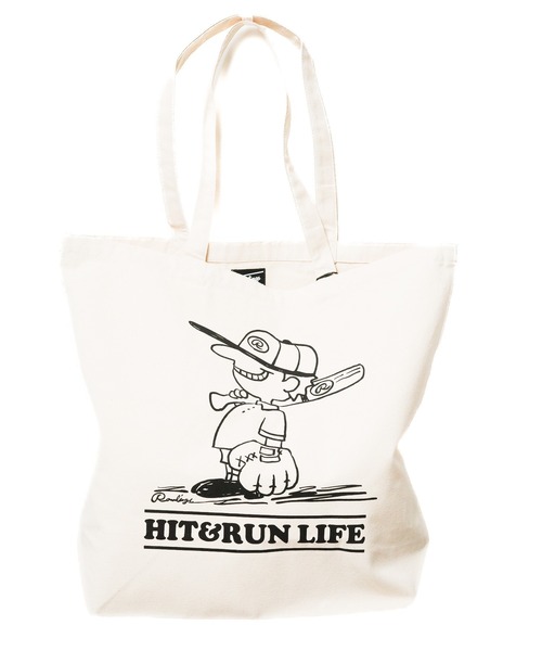 sunny branch(サニーブランチ)の「★Rawlings/ローリングス★BASEBALL BOY TOTE / ベースボールボーイトート(トートバッグ・メンズ・オフホワイト/ブラック・FREE)」の6枚目の写真