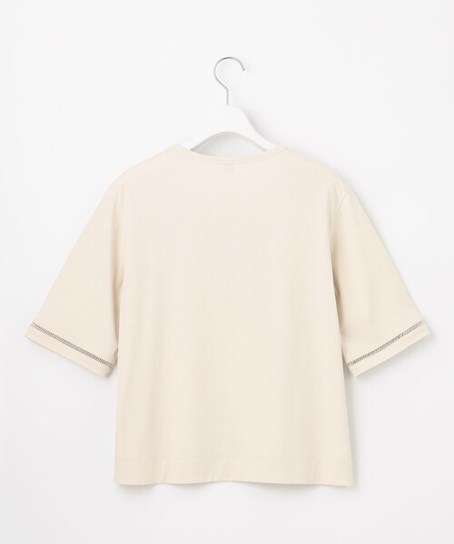 J.PRESS Ladies(J.プレス レディス)の「【一枚で着映え】レーシーコンビ ポケットデザイン カットソー(Tシャツ/カットソー・レディース・ネイビー系/スカイブルー系/ホワイト系/ベージュ系・SMALL)」の12枚目の写真