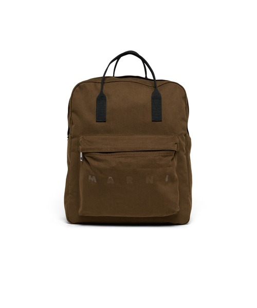 MARNI(マルニ)の「キッズ バックパック MARNI KID(バックパック/リュック・キッズ・ブラウン系その他/チャコールグレー・UNI)」の1枚目の写真