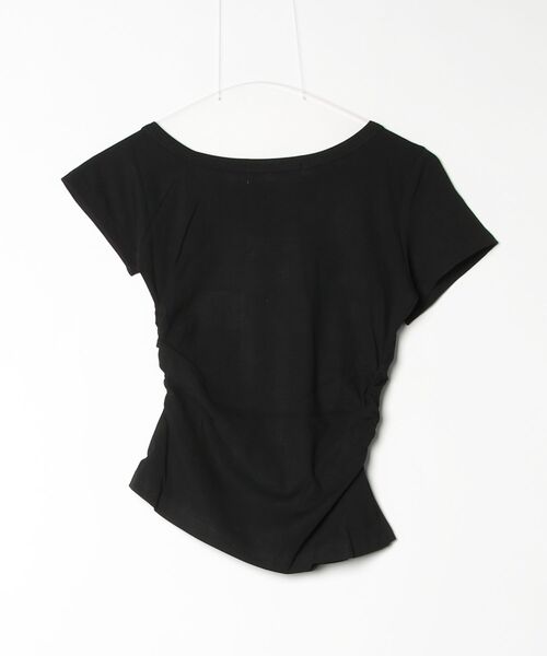 .KOM(ドットコム)の「『.KOM/ドットケーオーエム』クロスラインストーン TEE【GC】(Tシャツ/カットソー・レディース・ブラック・M)」の5枚目の写真