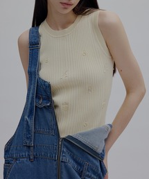 Ameri（アメリ）の「MEDI FRUIT RIB KNIT TANK（タンクトップ）」