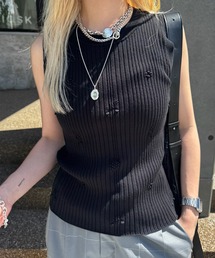 Ameri | MEDI FRUIT RIB KNIT TANK(タンクトップ)