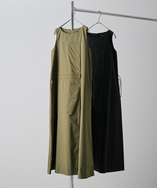 c/est(シーエ)の「【 c/est / シーエ 】 HARPER / コットンナイロンワンピース 2626003 API(ワンピース・レディース・カーキ/ブラック・FREE)」の1枚目の写真