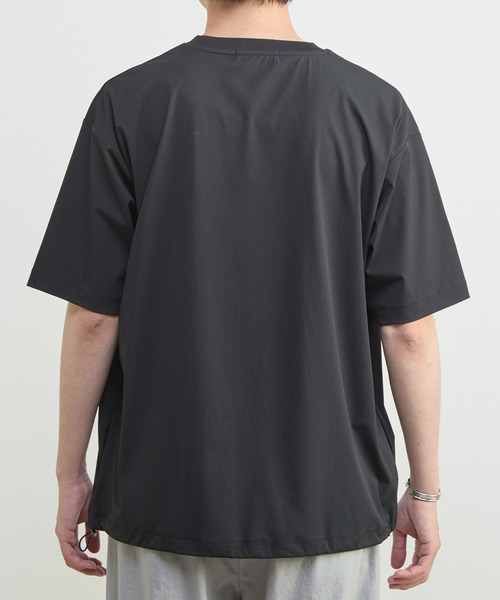 MASTER FRAME(マスターフレーム )の「【MASTER FRAME/マスターフレーム】氷結クルーネックTシャツ | ストレッチ / 接触冷感(Tシャツ/カットソー・メンズ・ブラック/グレー/ネイビー・4/3/2)」の7枚目の写真