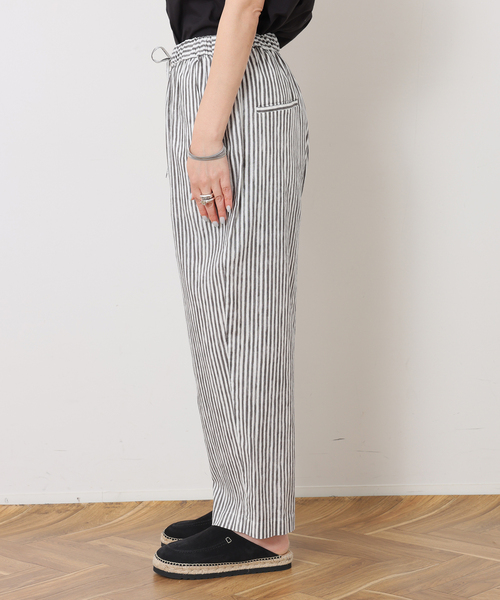 JOURNAL STANDARD LUXE(ジャーナルスタンダード ラックス)の「CLストライプ イージーテーパーパンツ(その他パンツ・レディース・チャコールグレー/レッド/ベージュ・FREE)」の16枚目の写真