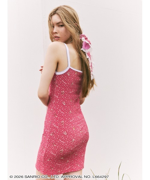 sanrio house(サンリオハウス)の「【LILY BROWN】総柄ワンピース(ワンピース・レディース・レッド/ホワイト/ブルー・F)」の6枚目の写真