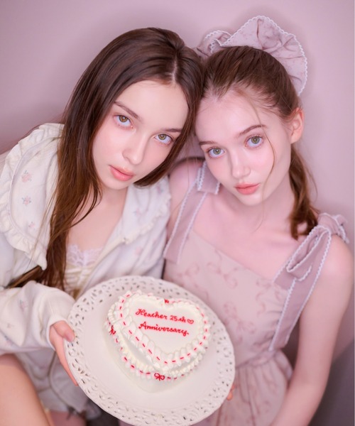 Heather(ヘザー)の「【Heather×PEACH JOHN】フリル裏毛フーディ 1052569(パーカー・レディース・ホワイト系その他/グレー・FREE)」の8枚目の写真