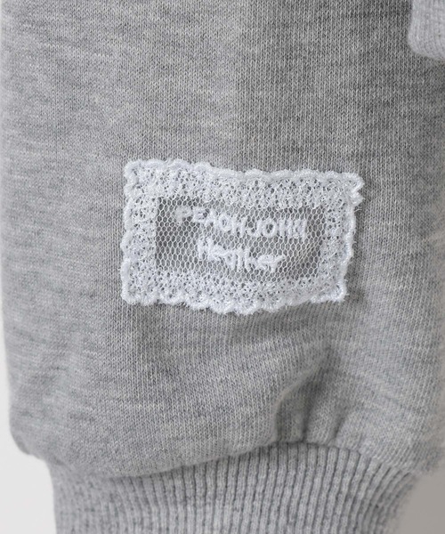 Heather(ヘザー)の「【Heather×PEACH JOHN】フリル裏毛フーディ 1052569(パーカー・レディース・ホワイト系その他/グレー・FREE)」の17枚目の写真
