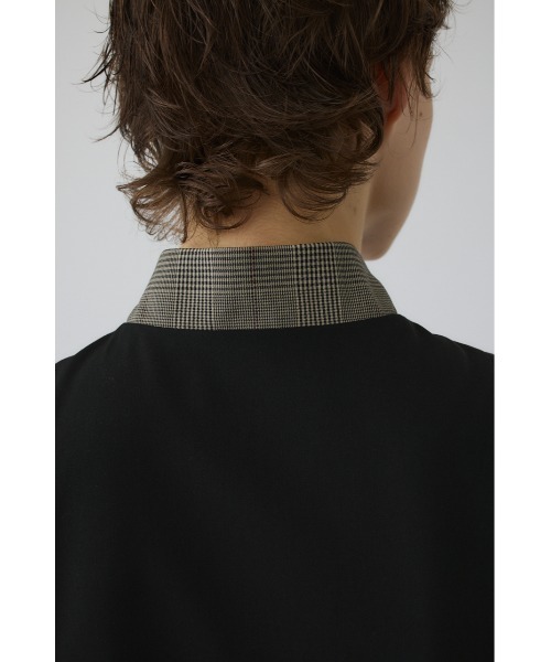 RIM.ARK（リムアーク）の「Glen collar dress(グレンカラードレス)（ドレス・レディース・ネイビー/ブラック・38/36）」の22枚目の写真