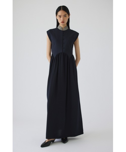 RIM.ARK（リムアーク）の「Glen collar dress(グレンカラードレス)（ドレス・レディース・ネイビー/ブラック・38/36）」の17枚目の写真