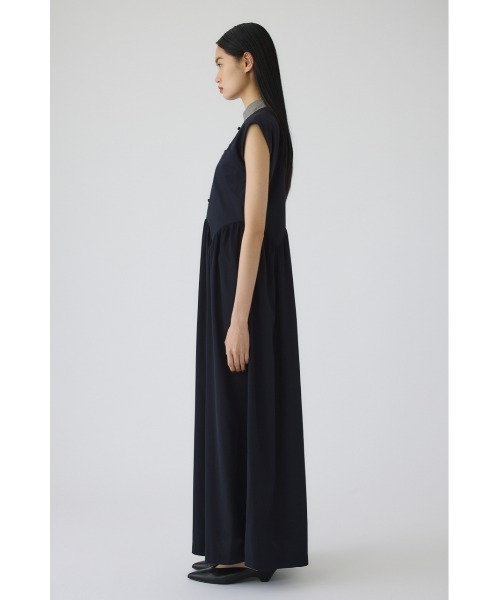 RIM.ARK（リムアーク）の「Glen collar dress(グレンカラードレス)（ドレス・レディース・ネイビー/ブラック・38/36）」の12枚目の写真