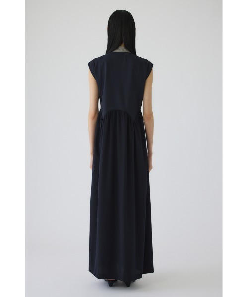 RIM.ARK（リムアーク）の「Glen collar dress(グレンカラードレス)（ドレス・レディース・ネイビー/ブラック・38/36）」の11枚目の写真