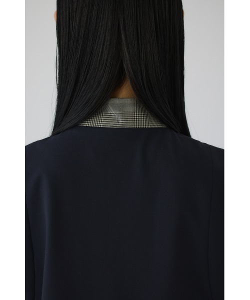 RIM.ARK（リムアーク）の「Glen collar dress(グレンカラードレス)（ドレス・レディース・ネイビー/ブラック・38/36）」の5枚目の写真