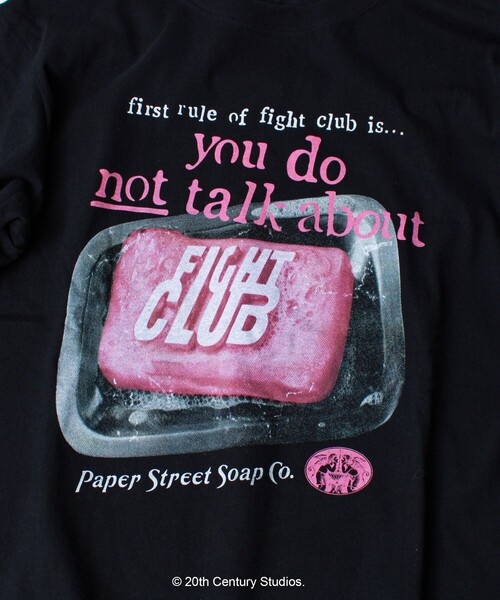 GOOD ROCK SPEED（グッドロックスピード）の「【GOOD ROCK SPEED】『ファイト・クラブ』ロンT（Tシャツ/カットソー・メンズ・ブラック・L/M）」の2枚目の写真