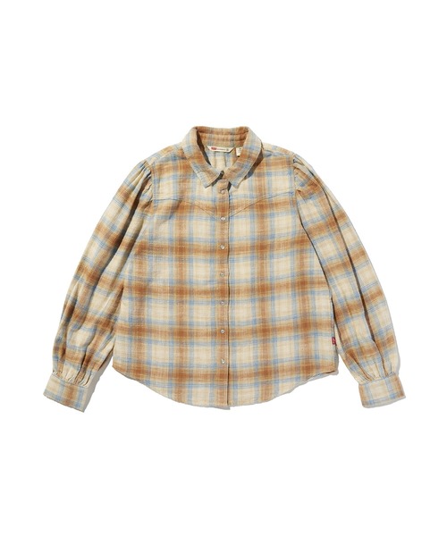 Levi's(リーバイス)の「Levi's/リーバイス ジュナ ウエスタンシャツ(シャツ/ブラウス・レディース・ベージュ・S/XS)」の4枚目の写真