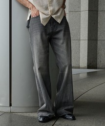 Perushu（ペルーシュ）の「Vintage Fade Bootcut Denim Pants／ヴィンテージフェードブーツカットデニムパンツ（デニムパンツ）」
