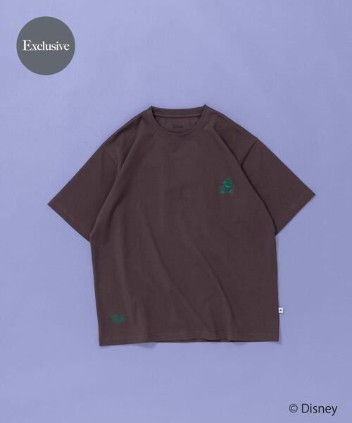 SENSE OF PLACE by URBAN RESEARCH（センスオブプレイスバイアーバンリサーチ）の「別注/Disney/グラフィックTシャツB（Tシャツ/カットソー・メンズ・ライトブルー/ブラウン/ライトグレー・LARGE/MEDIUM）」の3枚目の写真