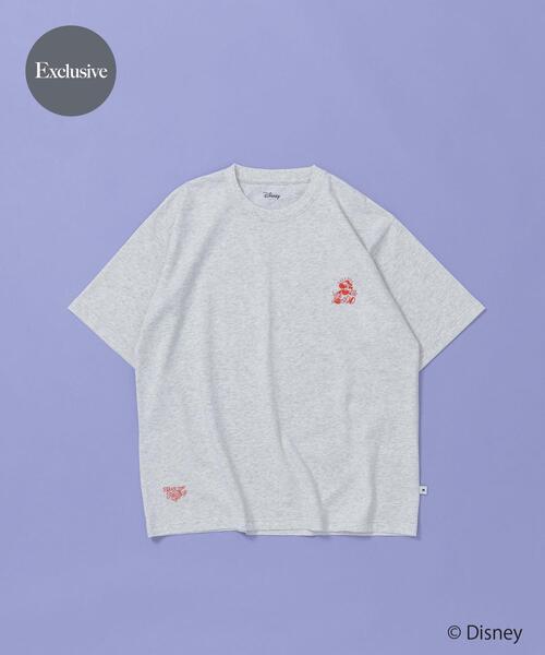 SENSE OF PLACE by URBAN RESEARCH（センスオブプレイスバイアーバンリサーチ）の「別注/Disney/グラフィックTシャツB（Tシャツ/カットソー・メンズ・ライトブルー/ブラウン/ライトグレー・LARGE/MEDIUM）」の2枚目の写真
