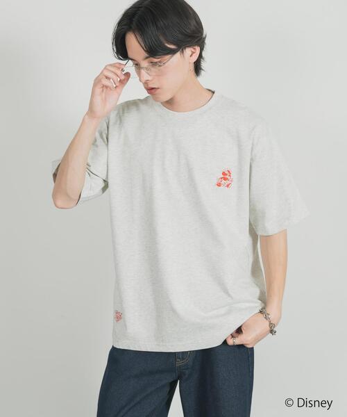 SENSE OF PLACE by URBAN RESEARCH（センスオブプレイスバイアーバンリサーチ）の「別注/Disney/グラフィックTシャツB（Tシャツ/カットソー・メンズ・ライトブルー/ブラウン/ライトグレー・LARGE/MEDIUM）」の6枚目の写真