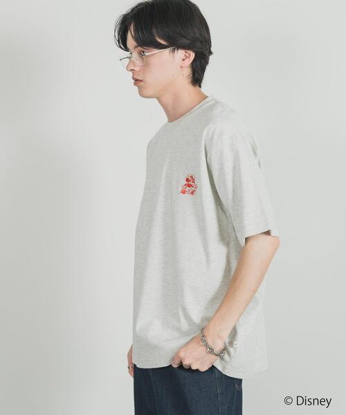 SENSE OF PLACE by URBAN RESEARCH（センスオブプレイスバイアーバンリサーチ）の「別注/Disney/グラフィックTシャツB（Tシャツ/カットソー・メンズ・ライトブルー/ブラウン/ライトグレー・LARGE/MEDIUM）」の8枚目の写真