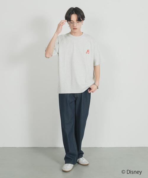 SENSE OF PLACE by URBAN RESEARCH（センスオブプレイスバイアーバンリサーチ）の「別注/Disney/グラフィックTシャツB（Tシャツ/カットソー・メンズ・ライトブルー/ブラウン/ライトグレー・LARGE/MEDIUM）」の9枚目の写真