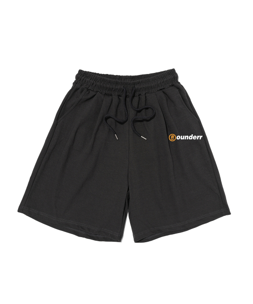 OUNDERR(オアンダーアール)の「MINIレタリングロゴハーフパンツ(チャコール)(その他パンツ・レディース・その他・MEDIUM/LARGE/X-LARGE)」の1枚目の写真