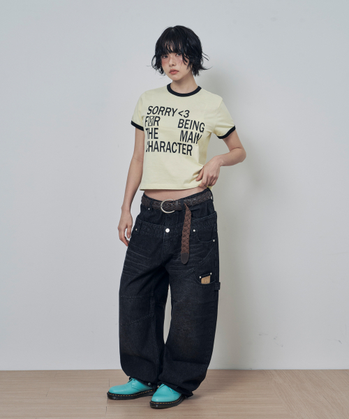 LOSERS CLUB（ルーザーズクラブ）の「スローガンリンガー半袖Tシャツイエロー（Tシャツ/カットソー・メンズ・その他・0/1/2）」の8枚目の写真